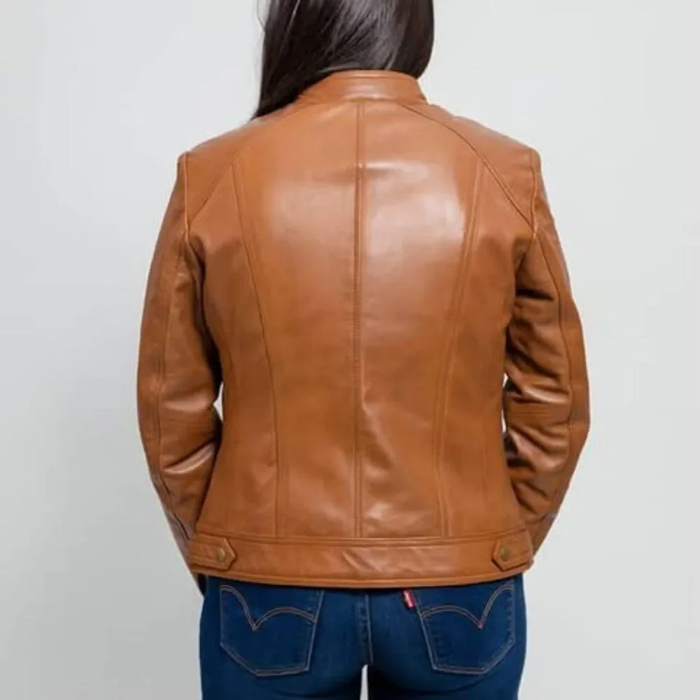 Favorite Women's Fashion Leather Jacket